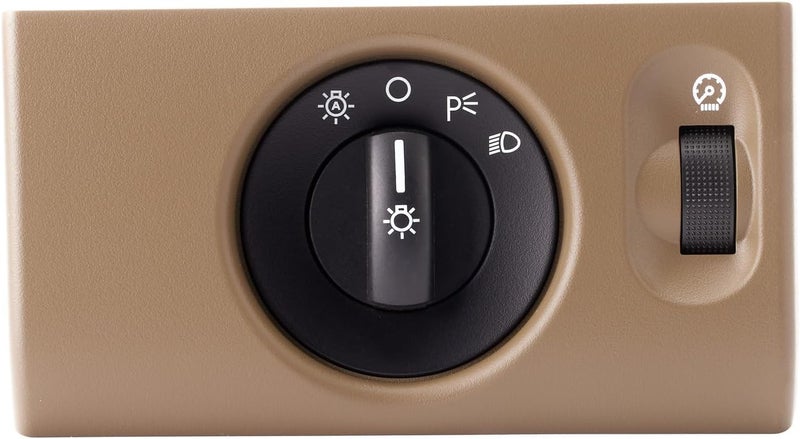 Lin Cin Yin Headlight Switch for Ford F150 2005-2008,Lincol Mark LT 2006-2007,Headlamp Dimmer Control Low Beam Switch Instrument Panel Knob 5L3Z11654DAB,7L3Z11654DB,7L3Z11654DD, SW7369,1S9964 - Image 3